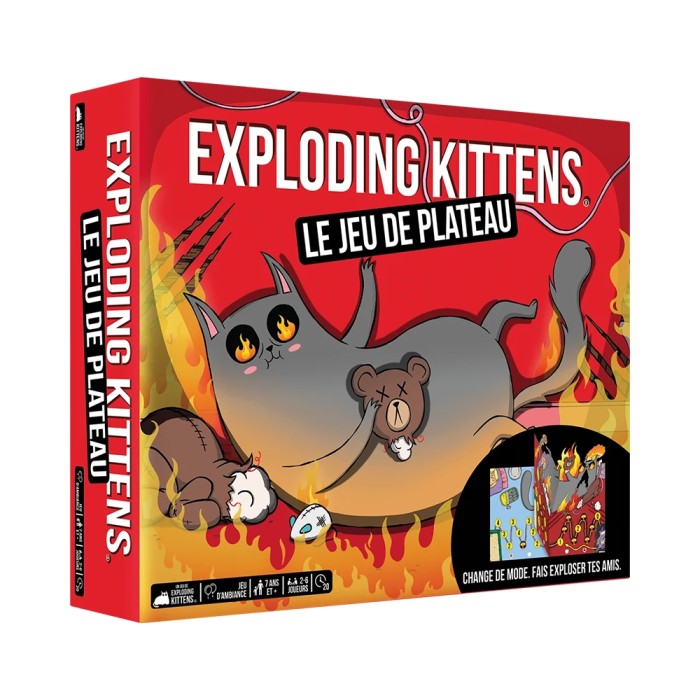 Exploding Kittens: Das Brettspiel (Französische Version)