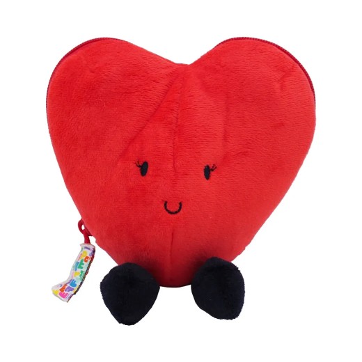 Flipetz - Peluche I Love You (Cœur/Fleur Rose)