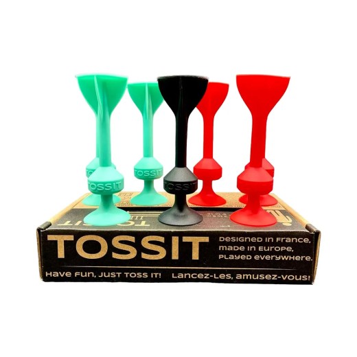 Tossit Rot-Cyan Spiel-Set (Französische Version)