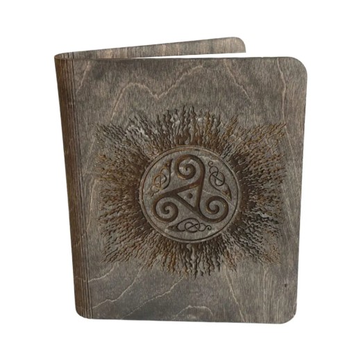Triskelion Wooden Notebook (100 sheets)