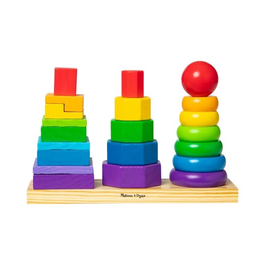 Jeu d'empilage Formes Géométriques (26 pcs)