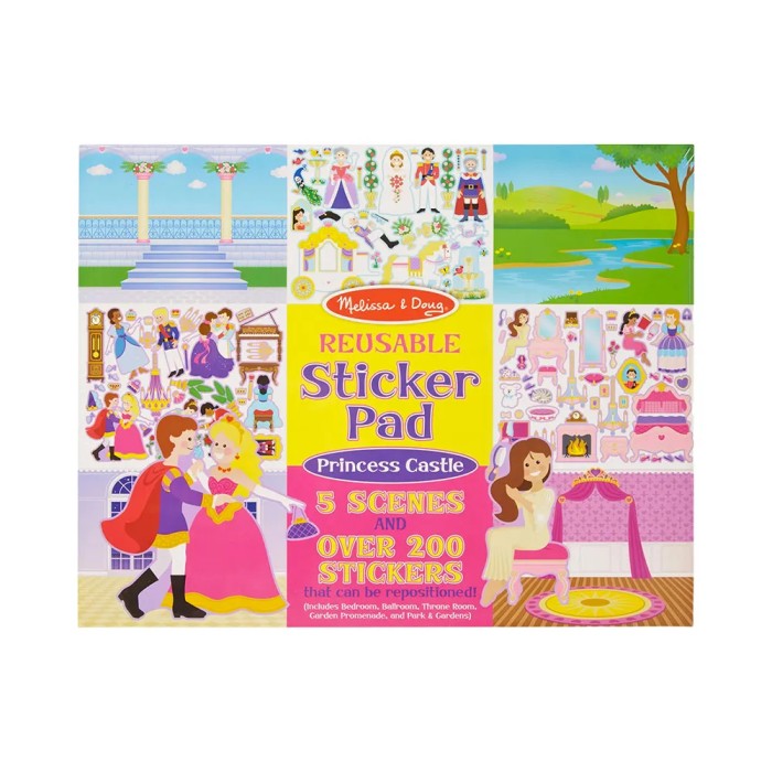 Stickers Repositionnables : Château de Princesses