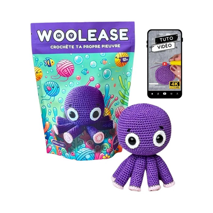 Kit Crochet Coraline la Pieuvre