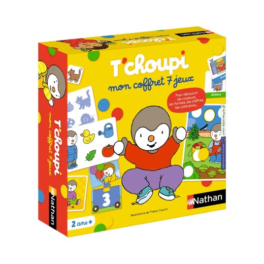 T'choupi: Meine 7-Spiele-Box (Französische Version)