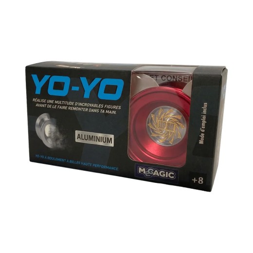 YoYo Pro Aluminium Rouge & Bleu (49,5 mm)