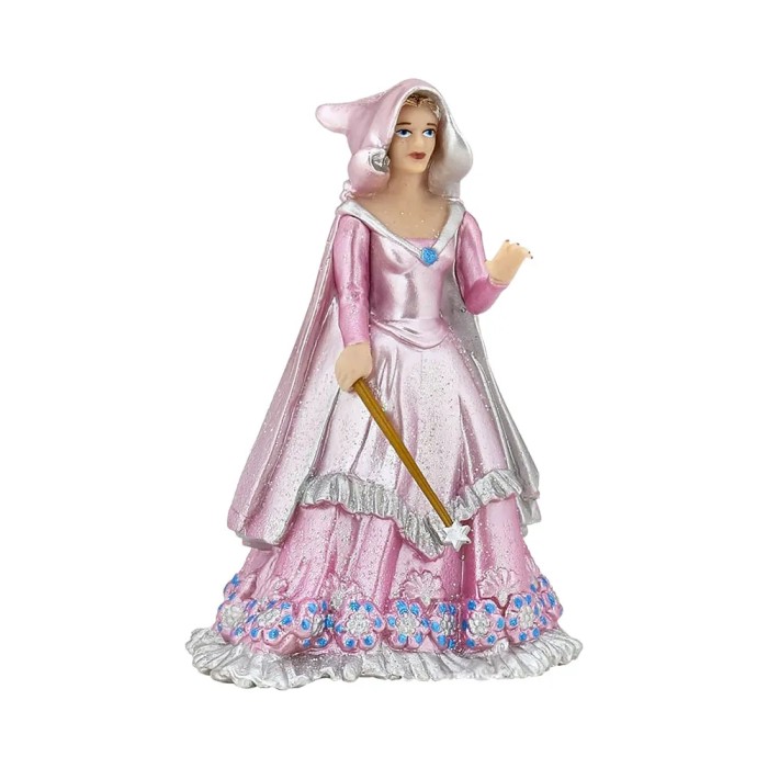 Figurine Magicienne Rose