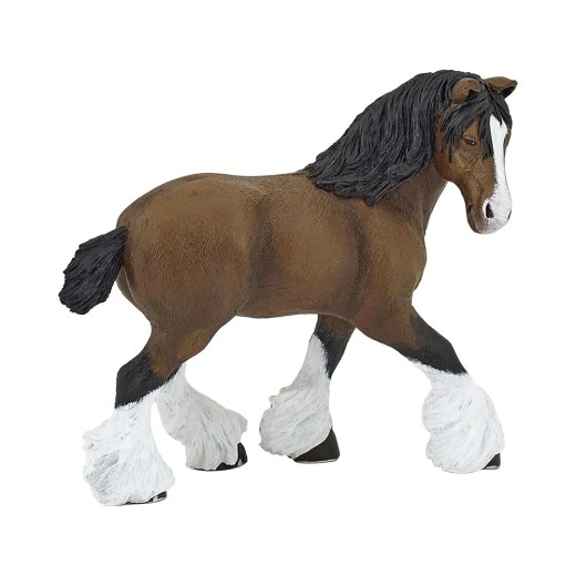 Figurine Jument Shire Baie