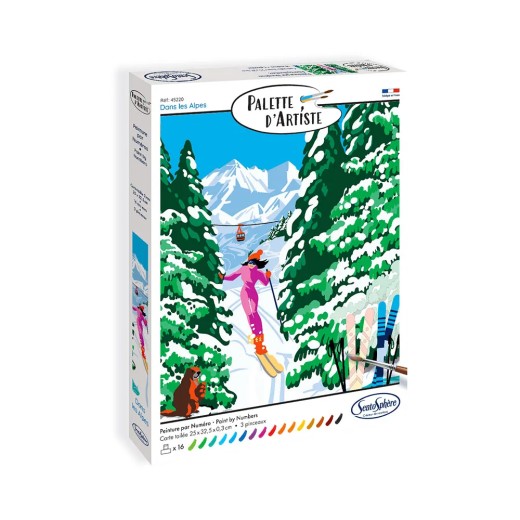 Künstlerpalette: In den Alpen