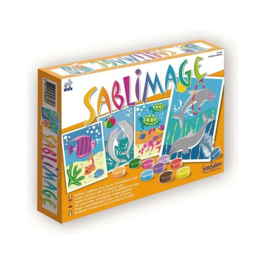 Sablimage : Poissons et Dauphins
