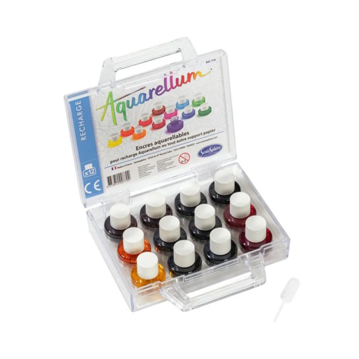 Aquarellum : Valisette 12 Encre