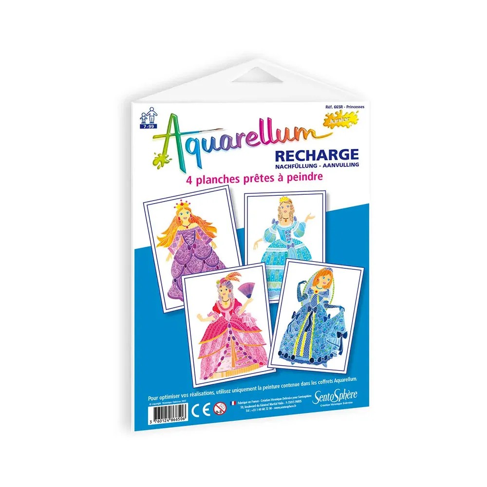 Aquarellum Junior Nachfüllpackung: Prinzessinnen