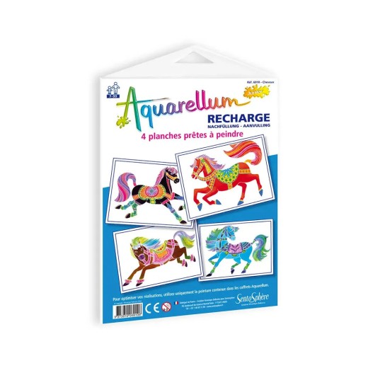 Aquarellum Junior Nachfüllpackung: Pferde