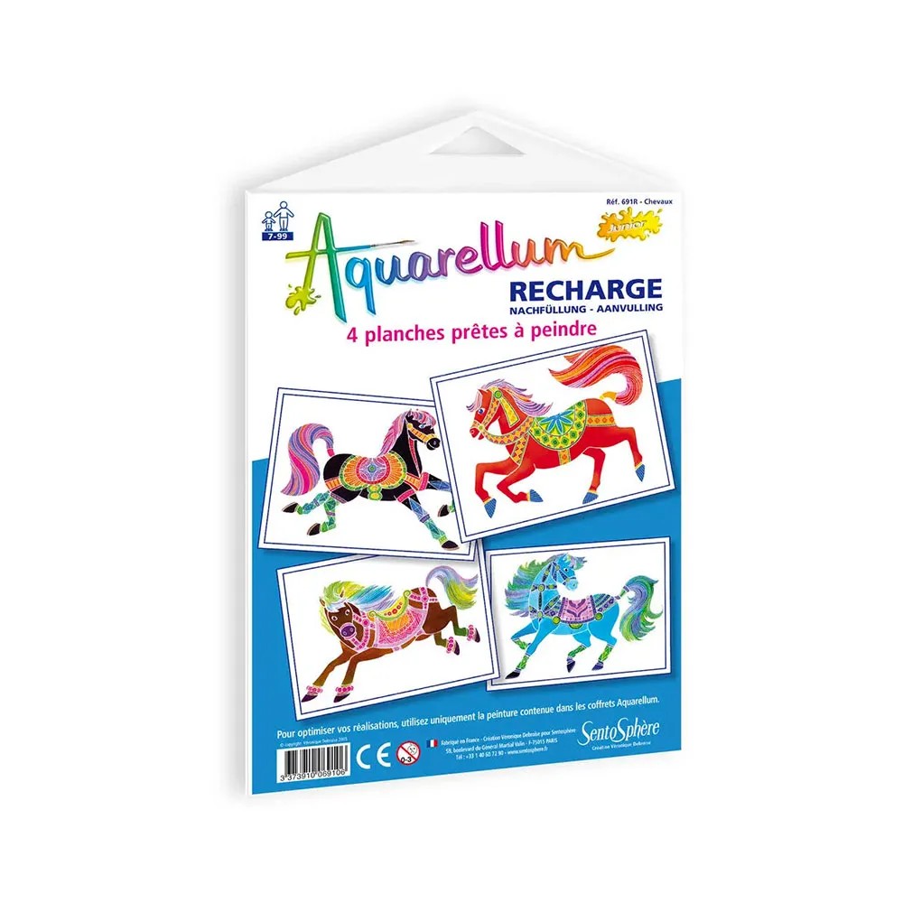Aquarellum Junior Nachfüllpackung: Pferde