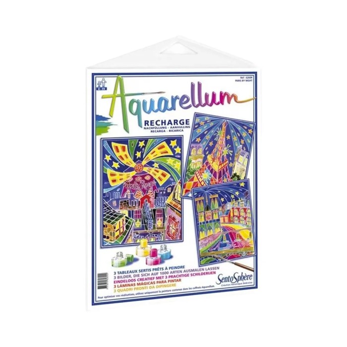 Aquarellum Gross Nachfüllpackung: Paris by Night