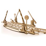 Ugears Schienen und Bahnübergang 196 Teile 3D-Puzzle