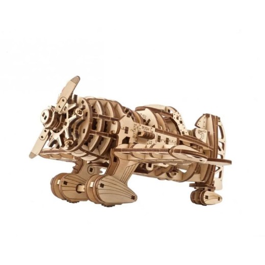 Ugears Mad Hornet Airplane 354 pcs Mechanical Puzzle