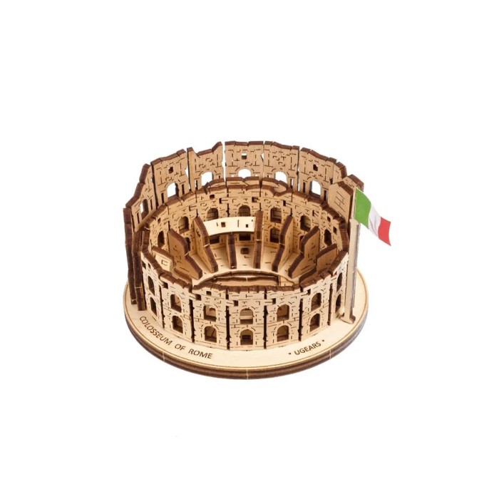 Ugears Römisches Kolosseum 63 Teile 3D-Holzpuzzle