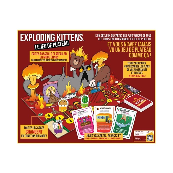 Exploding Kittens: Das Brettspiel (Französische Version)