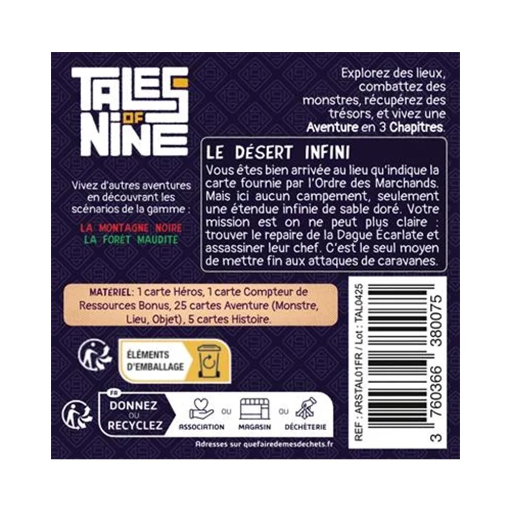 Tales of Nine 3: Le Désert Infini (Französische Version)