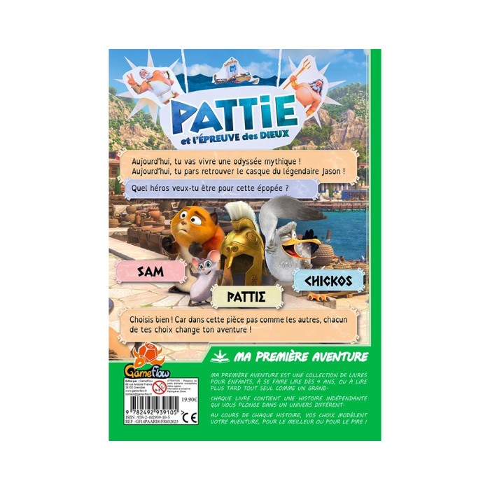 Mein erstes Abenteuer: Pattie et l'épreuve des dieux (Französische Version)