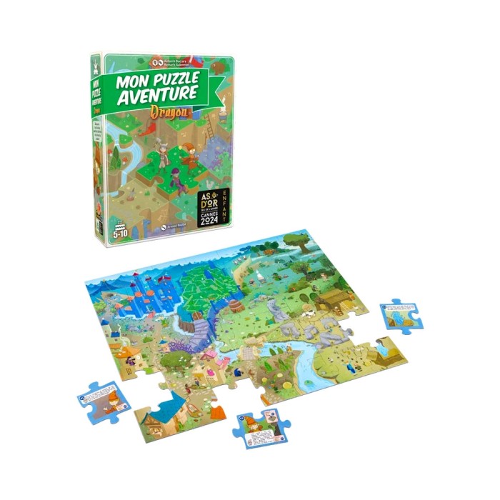 Mein Puzzle-Abenteuer: Drache (Französische Version)