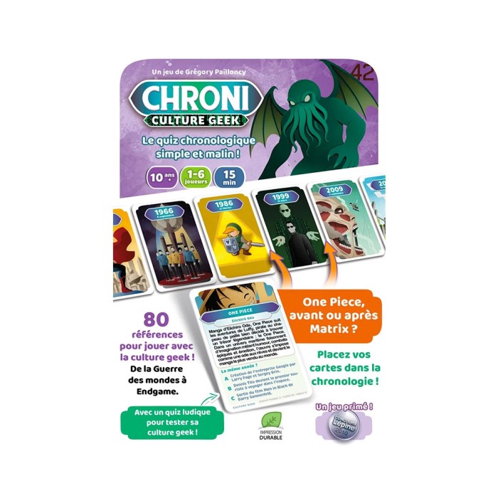 Chroni: Geek Kultur (Französische Version)
