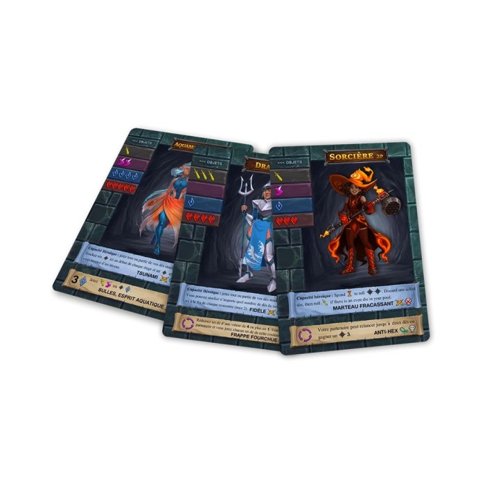 One Deck Dungeon: Abgründige Tiefen (Französische Version)
