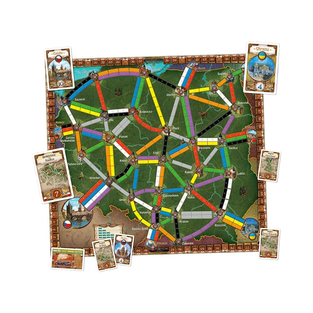 Les Aventuriers du Rail : Pologne (Multilingue)