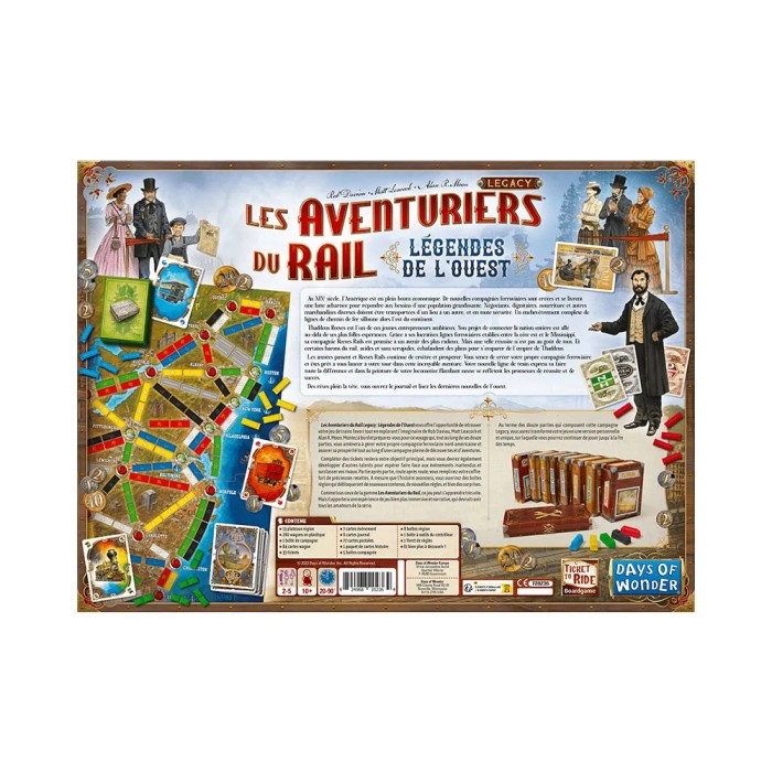 Les Aventuriers du Rail : Legacy (FR)