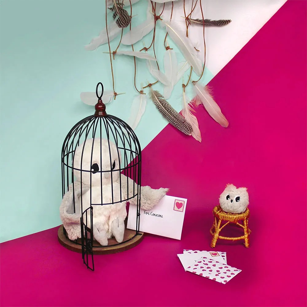 Ptipotos - Coucou la Chouette Harfang (Maman & Bébé)