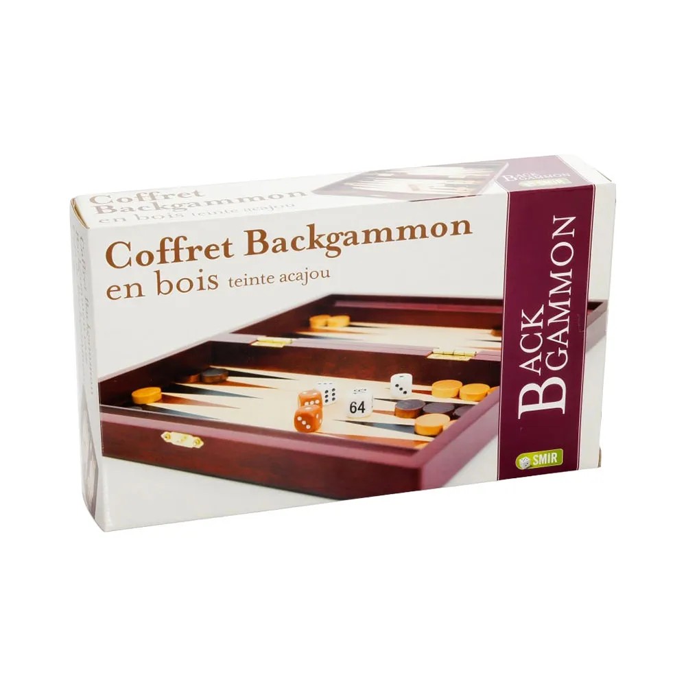 Backgammon Acajou (28x15cm)