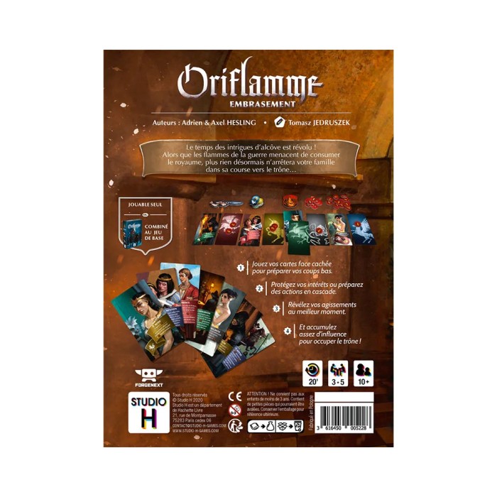 Oriflamme: Steigende Glut (Französische Version)