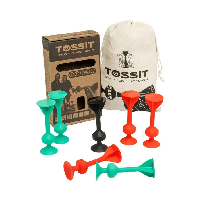 Tossit Rot-Cyan Spiel-Set (Französische Version)