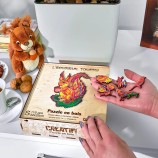 Holzpuzzle für Kinder: Eichhörnchen (118 Teile)
