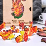 Holzpuzzle für Kinder: Eichhörnchen (118 Teile)