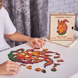 Holzpuzzle für Kinder: Eichhörnchen (118 Teile)