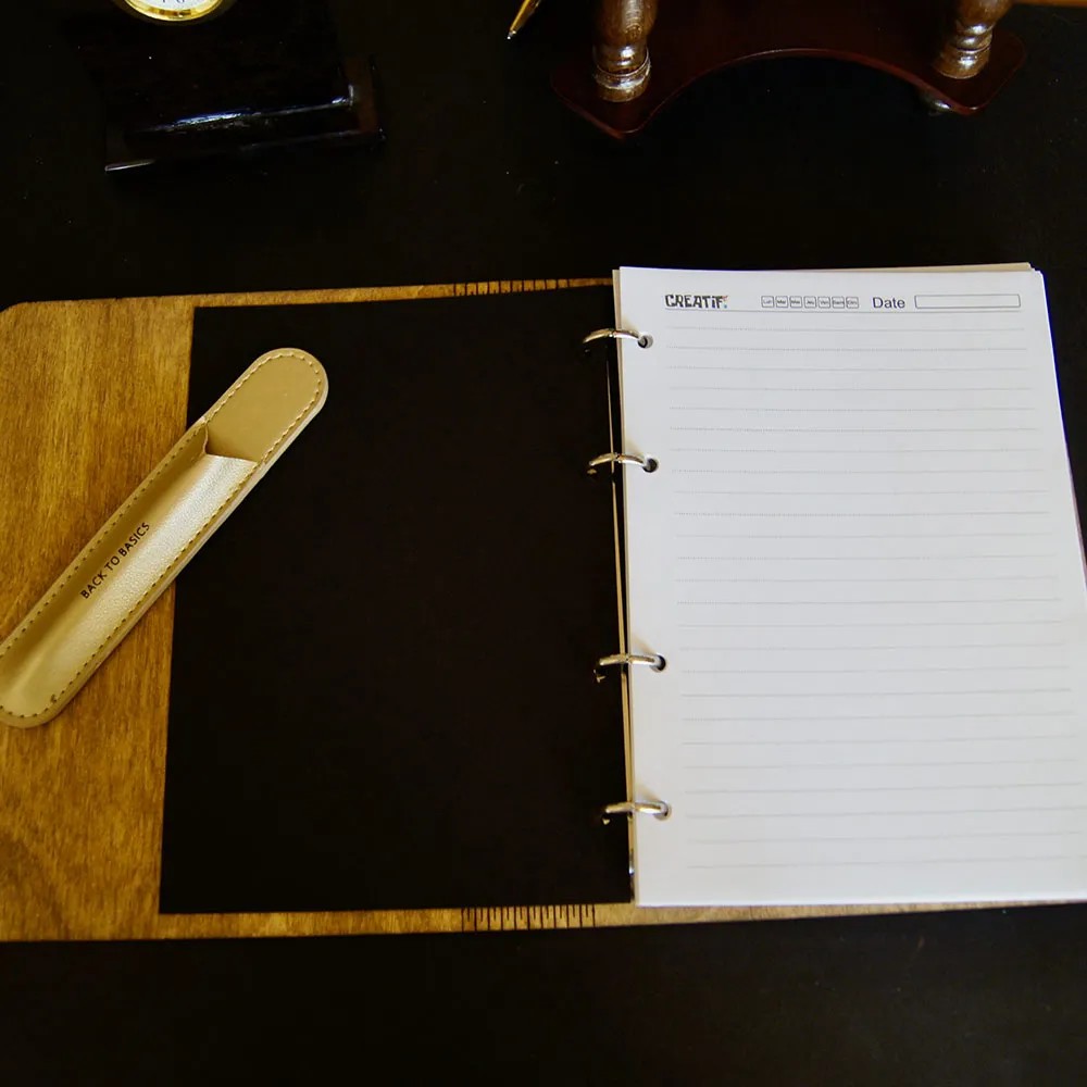 Carnet Bois Vierge (100 feuilles)