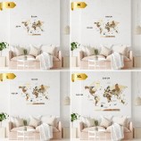 Carte du Monde 3D Multicolor XL (120x200 cm)