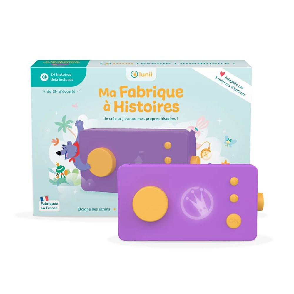 Lunii - Meine Hörspielwerkstatt WiFi Lila (FR Version)