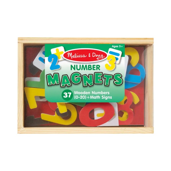 Coffret Nombres Magnétiques (37 pcs)