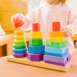 Jeu d'empilage Formes Géométriques (26 pcs)