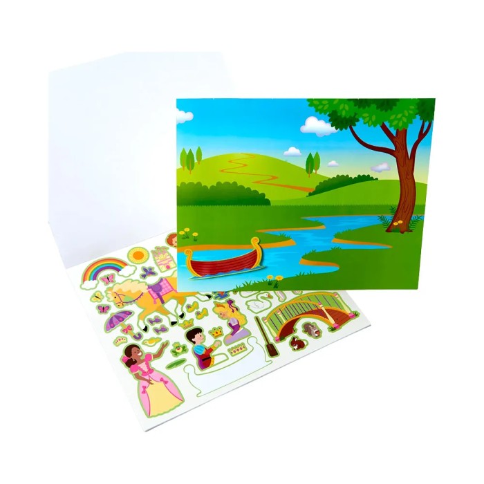 Stickers Repositionnables : Château de Princesses