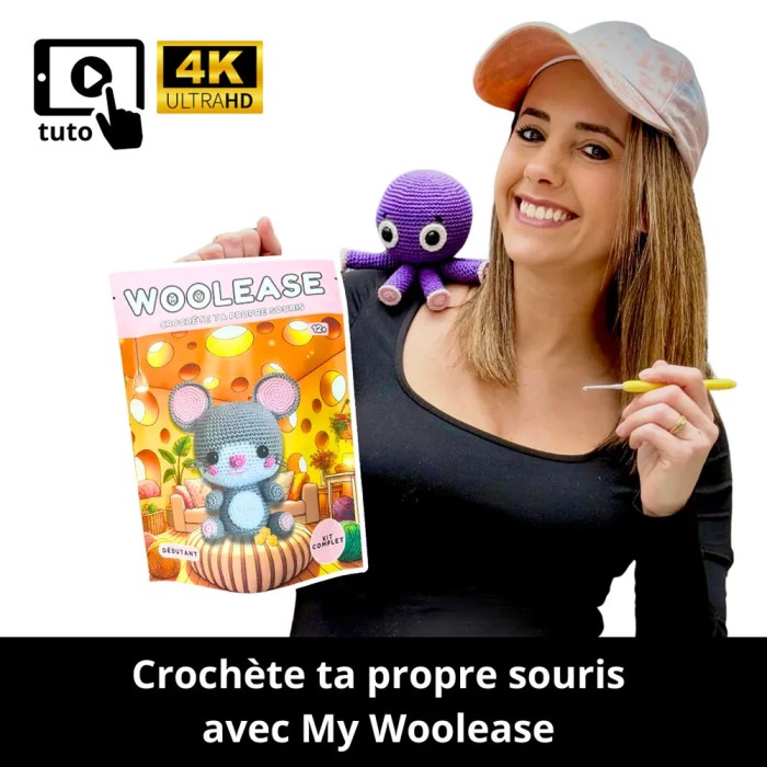 Häkelset Sophie die Maus
