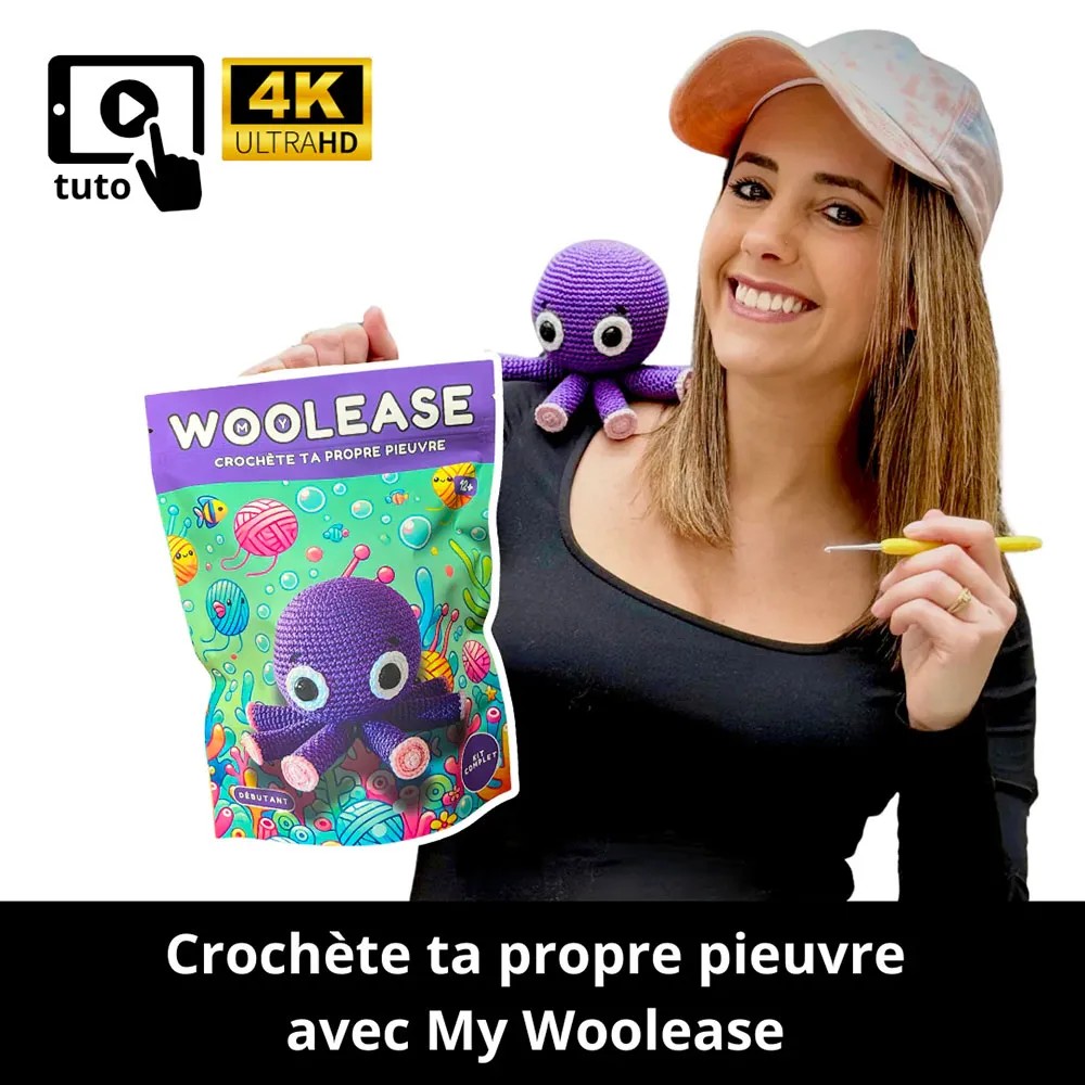 Häkelset Coraline der Krake