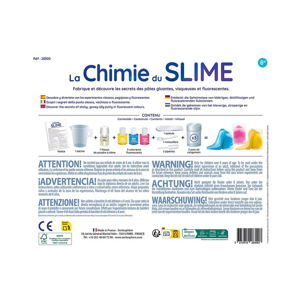 Leuchtende Schleim-Chemie Nachfüllpackung