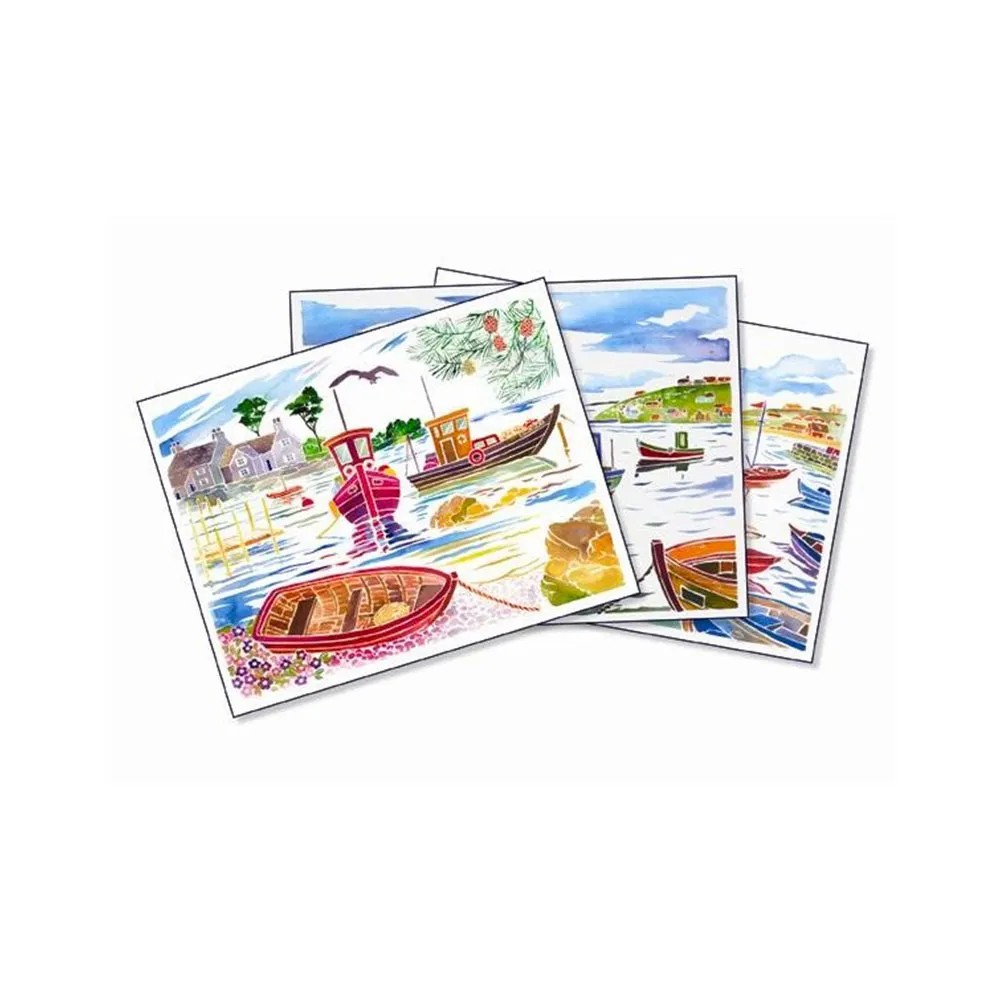 Aquarellum Gross Nachfüllpackung: Fischerhäfen
