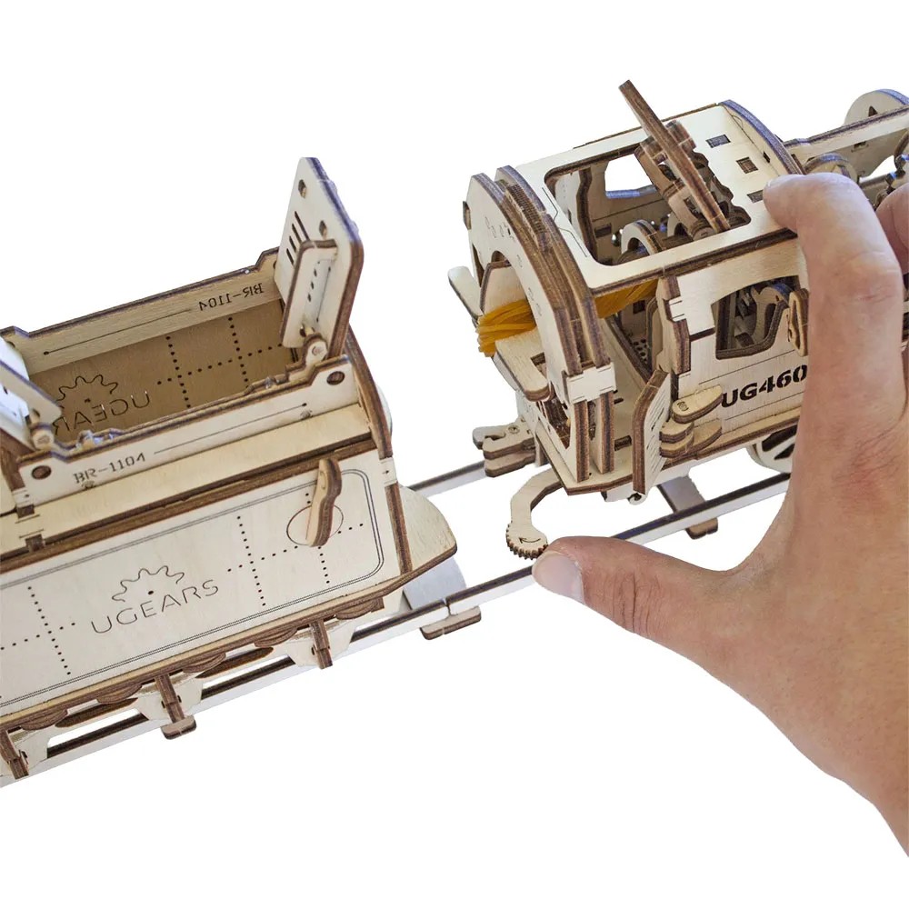 Locomotive Vapeur + Wagon 443 pcs Multilingue