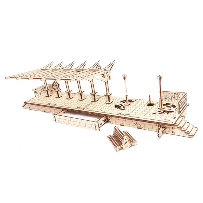 Gare 196 pcs Maquette Multilingue