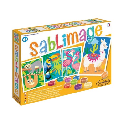 Sablimage: Südamerikanische Tiere