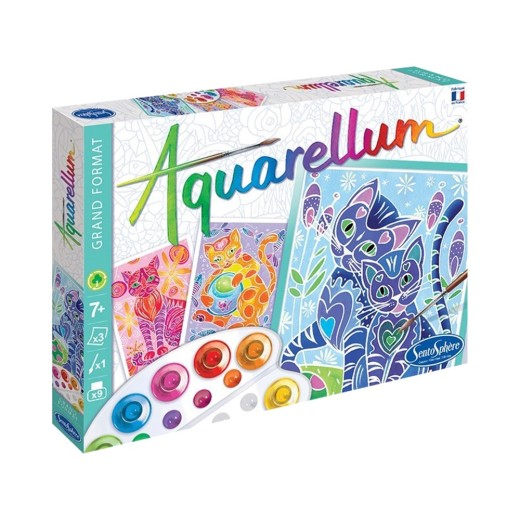 Aquarellum Large: Cats